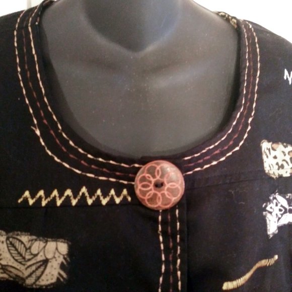 Plus Size Vintage Jacket, Women's Jacket, Oversize Jacket, Vintage Top, Jacket - Picture 10 of 14